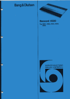 Bang & Olufsen - Beocord_4500-Service-Manual